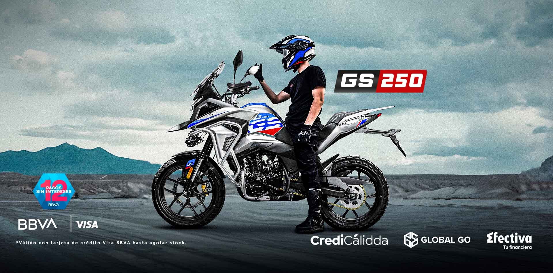 MOTO TODO TERRENO NEW GS 250