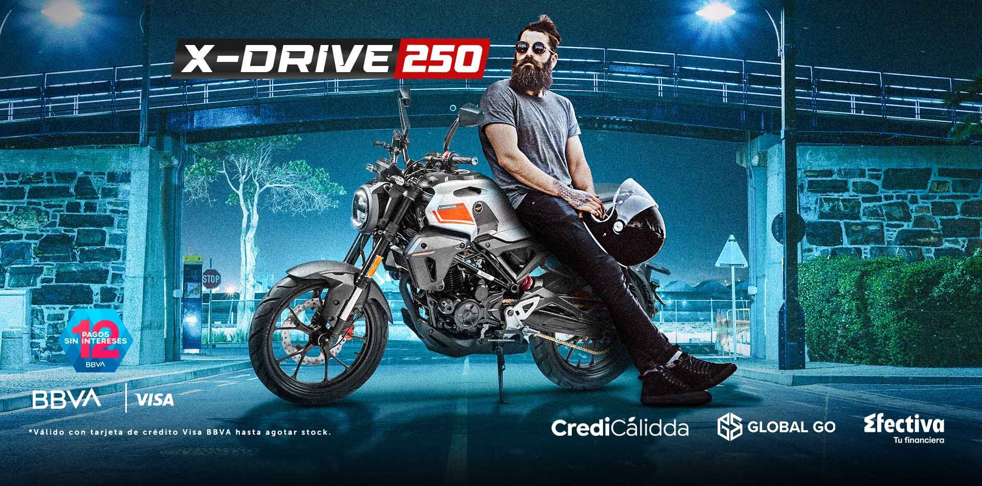 MOTO URBANA XDRIVE 250