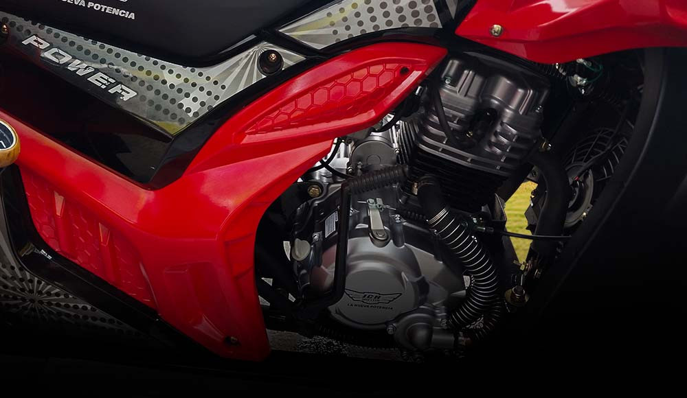 Moto carguero JCH 300F parte del motor
