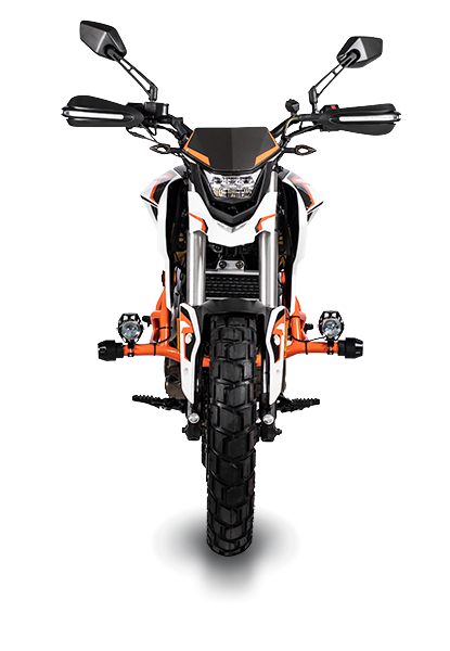 Moto todo terreno TRAVEL 250 de posición frontal