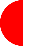 color rojo y blanco