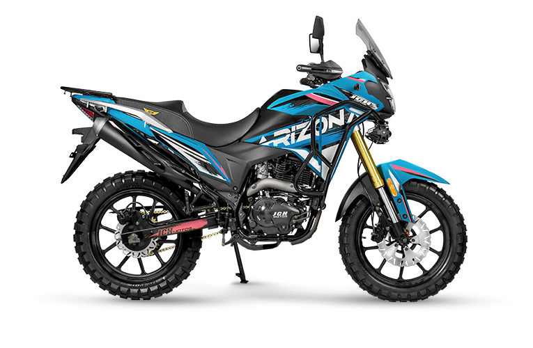 moto adventure arizona 300 color azul
