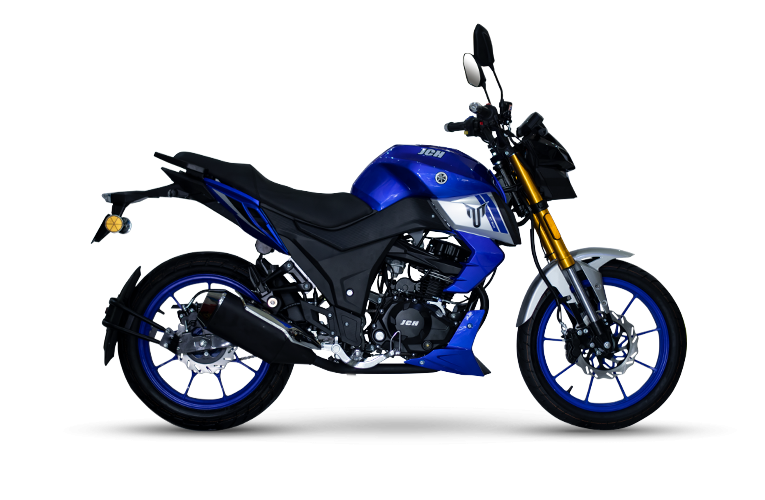 Moto urbana MT 200 color azul