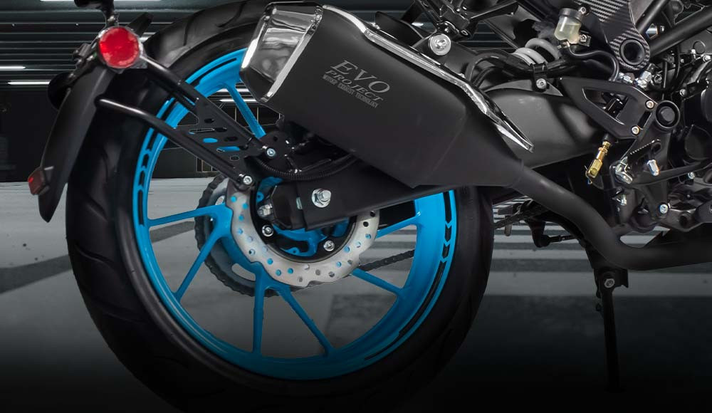 Moto Urbana NK 200 parte posterior