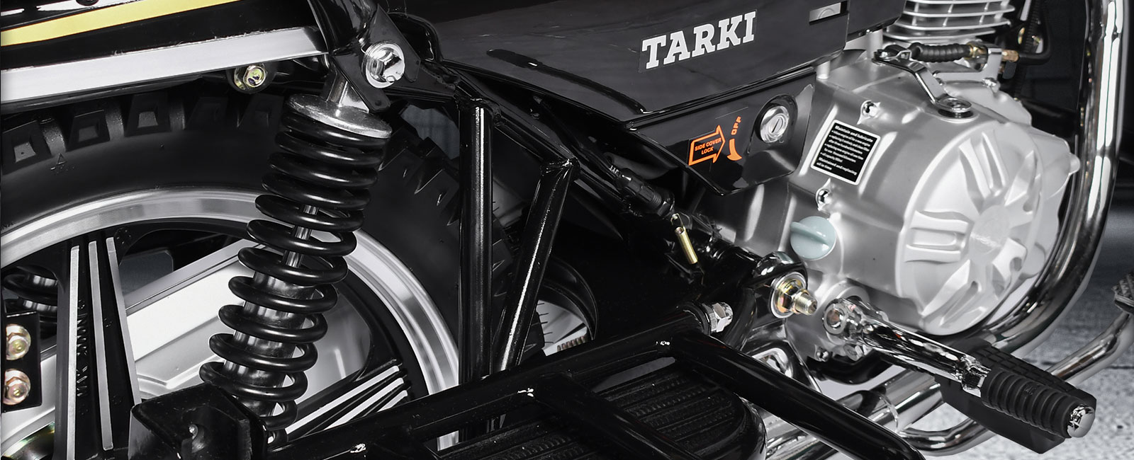 Parrilla lateral de la Moto utilitaria TARKI 150