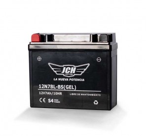 BATERÍA PARA MOTO 12N7BL-BS GEL (JCH)