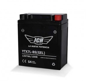 BATERÍA PARA MOTO YTX7L-BS GEL (JCH)