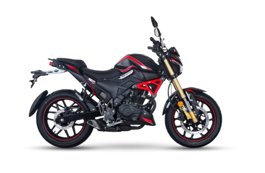 Moto Urbana AZIM 180 de color negro