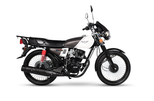 Moto utilitaria CG 125 de color rojo