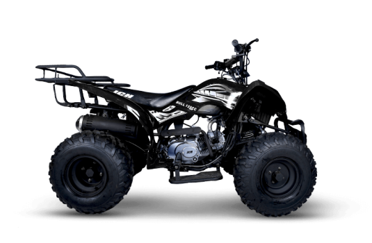 Cuatrimoto BULL 125 de color negro