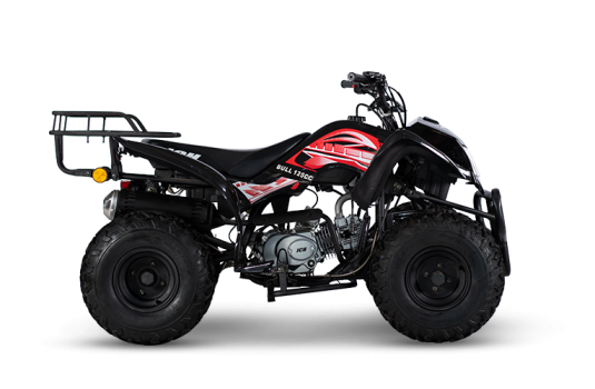 Cuatrimoto BULL 125 de color negro