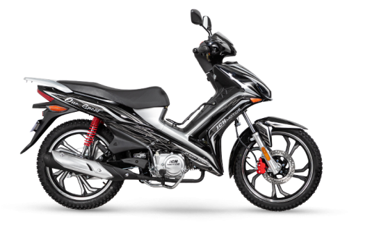 Moto Cub ONE 125 de color negro
